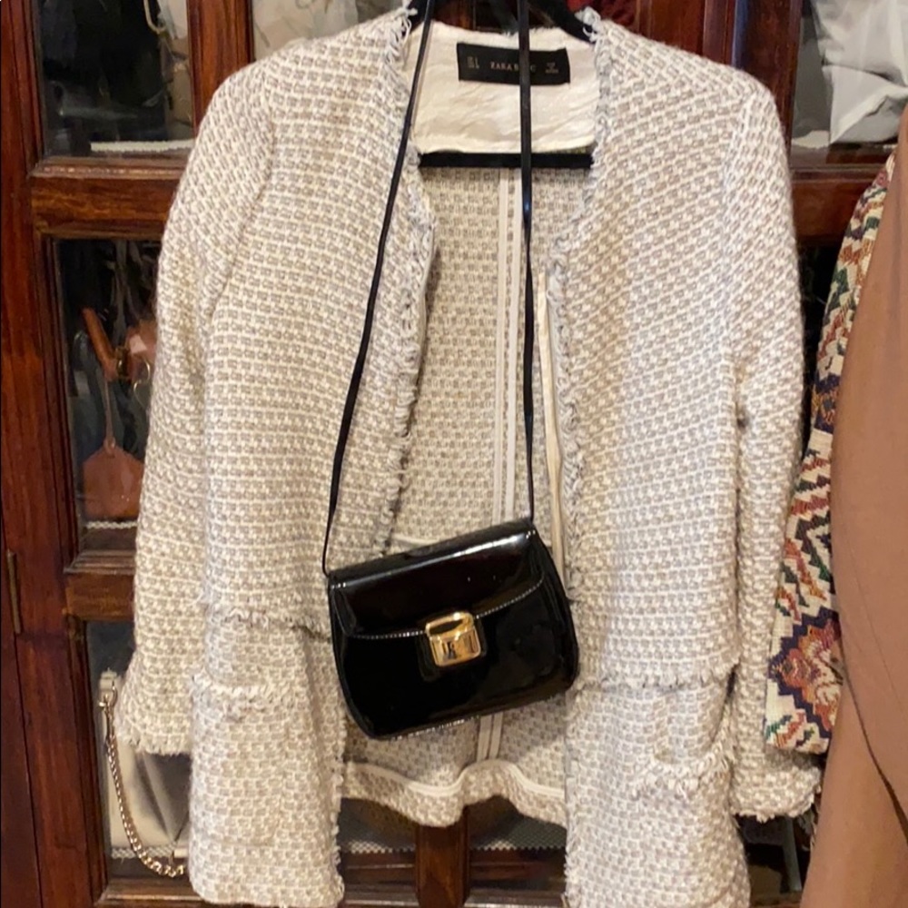 Crossbody Patent Leather Structured Lady Flap Bag